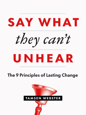 cover image of Say What They Can't Unhear